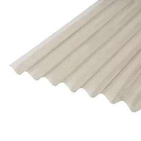 Corrubit Bronze effect Polyvinyl chloride (PVC) Corrugated Roofing sheet (L)2m (W)950mm (T)0.8mm