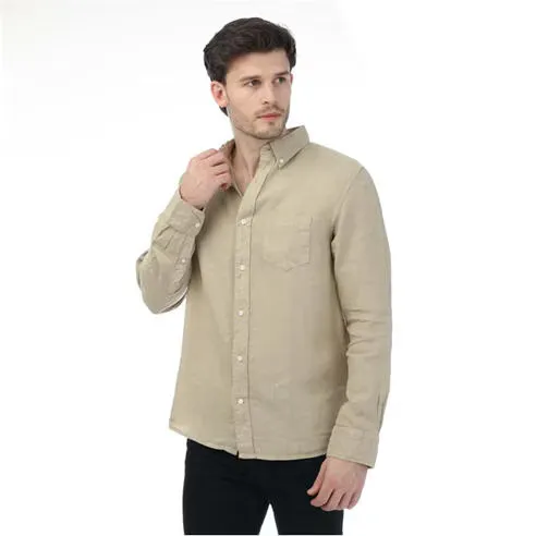 Gant Regular Fit Garment Dyed Linen Shirt