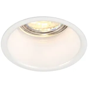 Saxby GU10 Gloss White Anti-Glare Downlight - 50W