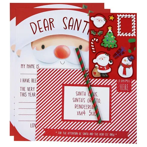 North Pole Kids' Letter to Santa Novelty Gift