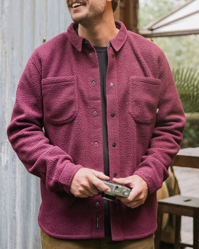 Passenger Clothing Backcountry Sherpa Fleece Shirt - Fig