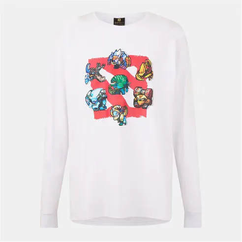 GAME DOTA PIXEL Long-Sleeve T-Shirt