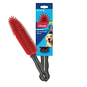 Vileda Pet Pro Electrostatic Ergonomic Rubber Hand Brush, 53mm