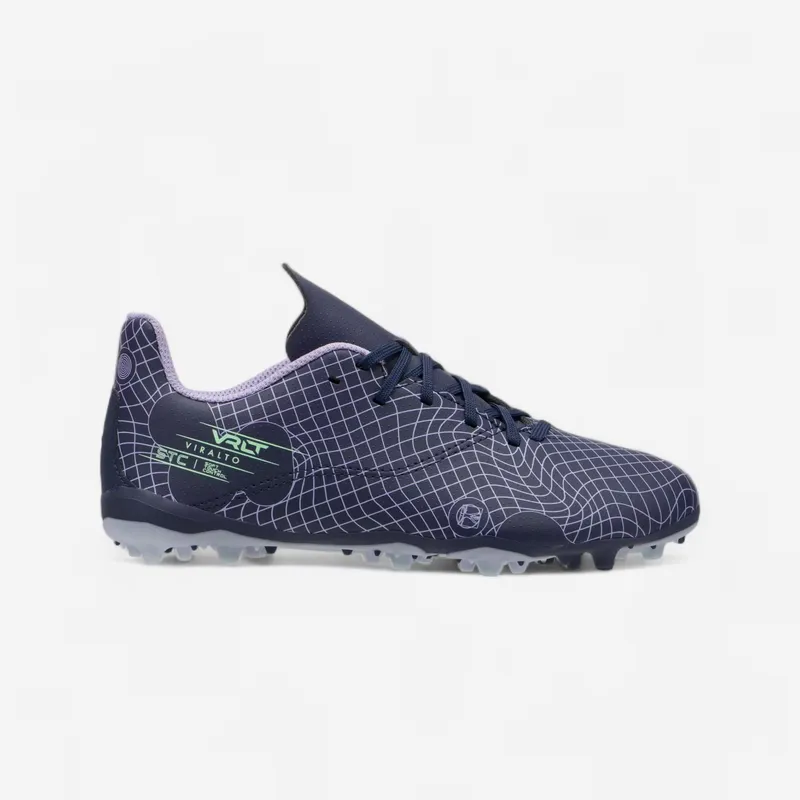 KIPSTA Kids' Lace-Up Football Boots Viralto I MG/AG - Nebula
