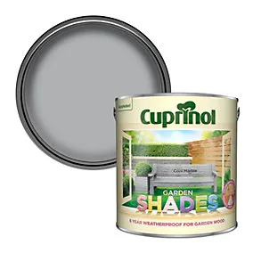 Cuprinol Garden shades Cool Marble Matt Multi-surface Exterior Fence & shed Topcoat Paint, 2.5L Tin