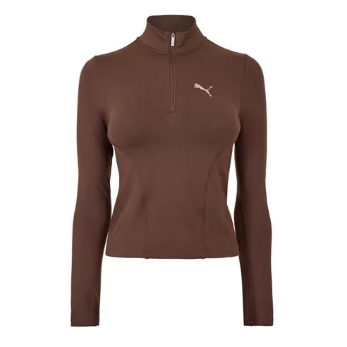 Puma Train Reg Length Half Zip Fleece Womens