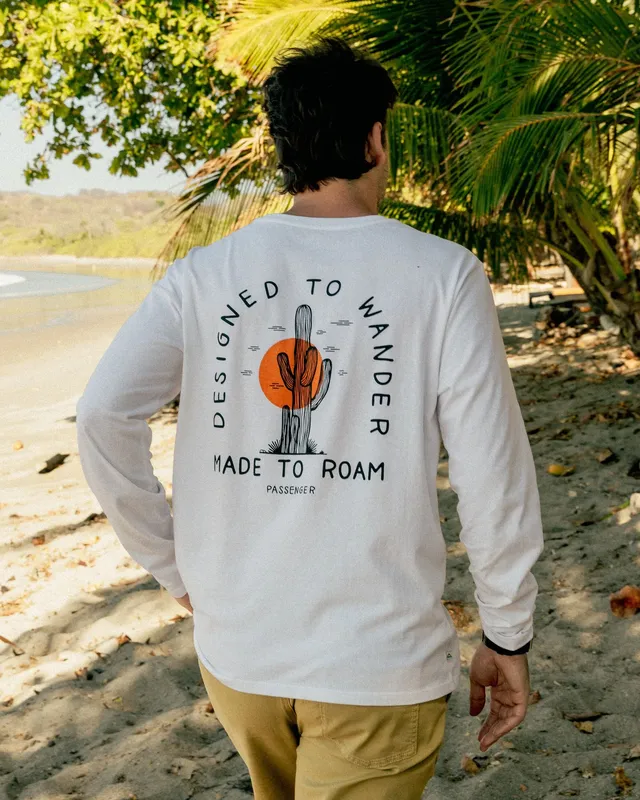 Passenger Clothing Explore LS T-Shirt - White