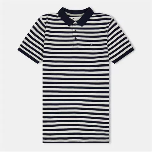 Farah Unisex Kids YD Stripe Short Sleeve Polo Shirt