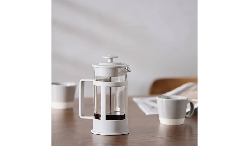Habitat 3 Cup Plastic 350ml Cafetiere - Grey