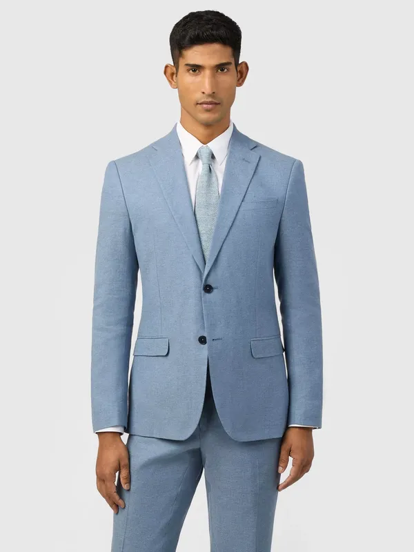 Ted Baker Sintra Herringbone Blazer, Blue