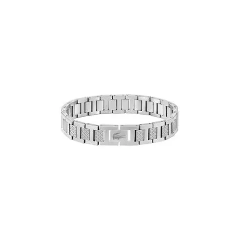 Lacoste Mens Metropole Stainless Steel Metal Link Bracelet