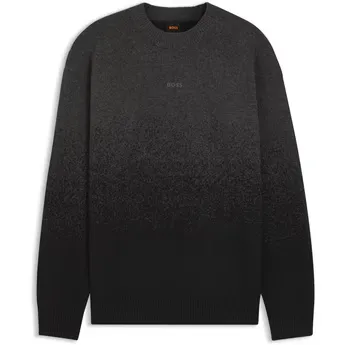 Boss Men's Kalbrush  Orange Crew Neck Jumper