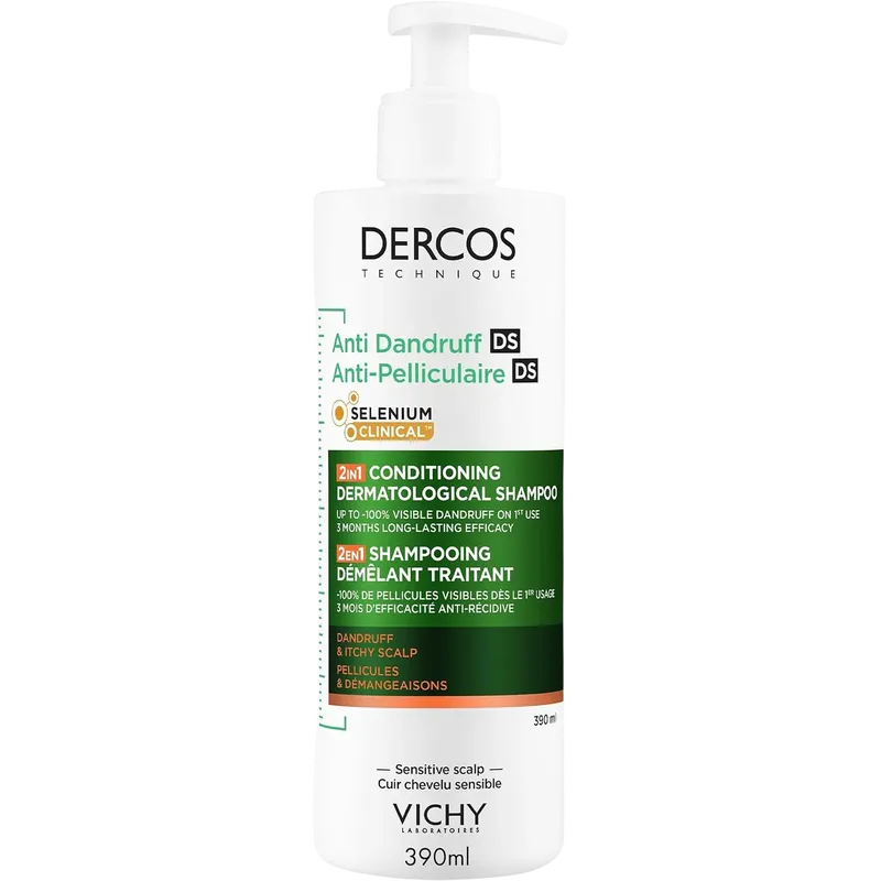 Vichy Dercos Anti-Dandruff 2in1 Dermatological Conditioning Shampoo