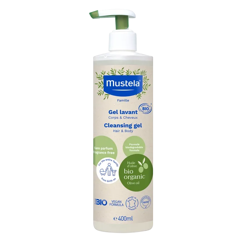 Mustela Bio Organic Cleansing Gel Hair & Body