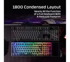 HYPERX Origins 2 1800 RGB Mechanical Gaming Keyboard - Black