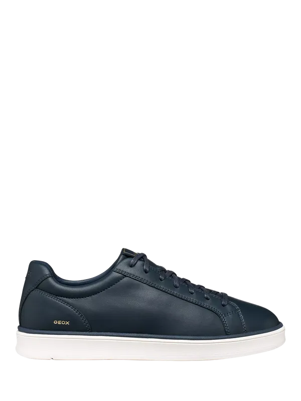 Geox Spherica Actif X4 Leather Blend Lace Up Trainers