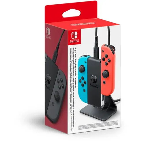 Nintendo Joy Con Two-Way Stand Charging and Cables