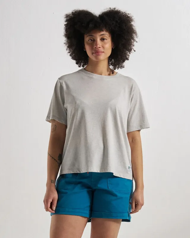 Passenger Clothing Legacy T-Shirt - Light Grey Marl