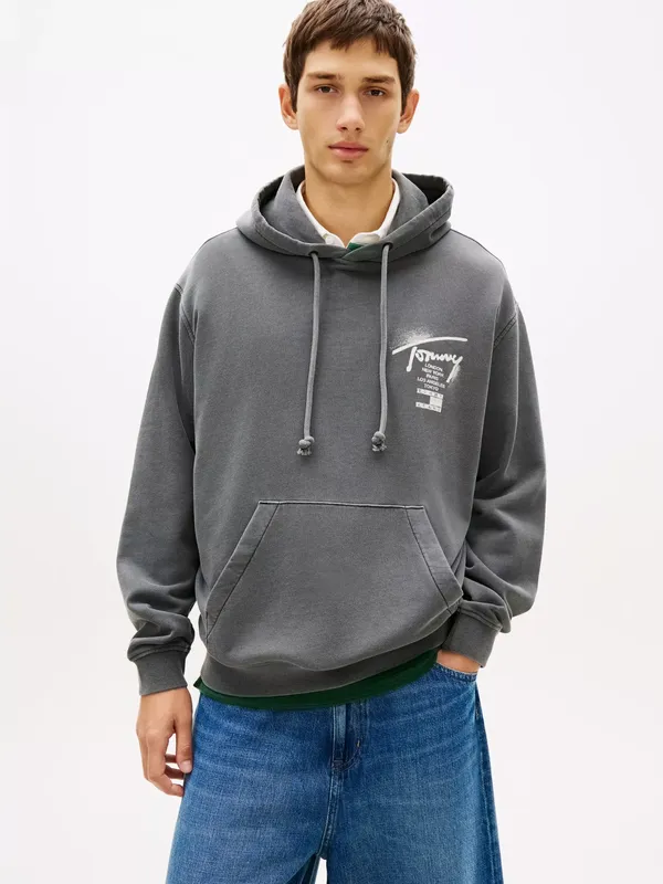 Tommy Hilfiger Cotton Hoodie, Black