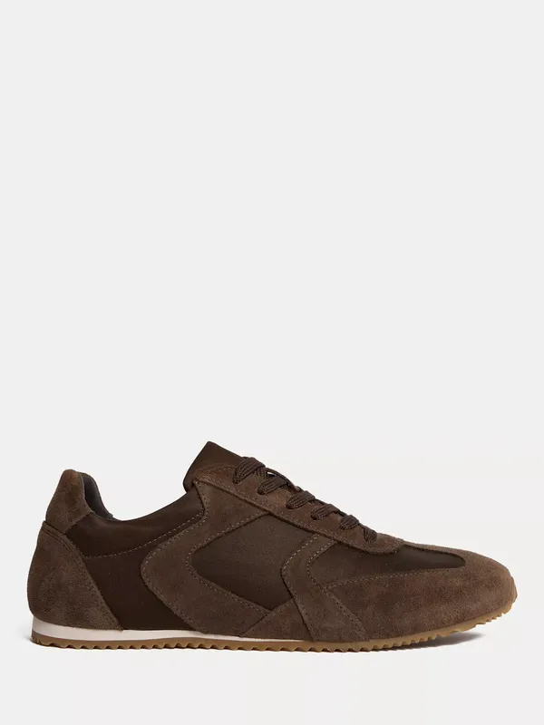 Jigsaw Porto Satin Lace Up Trainers
