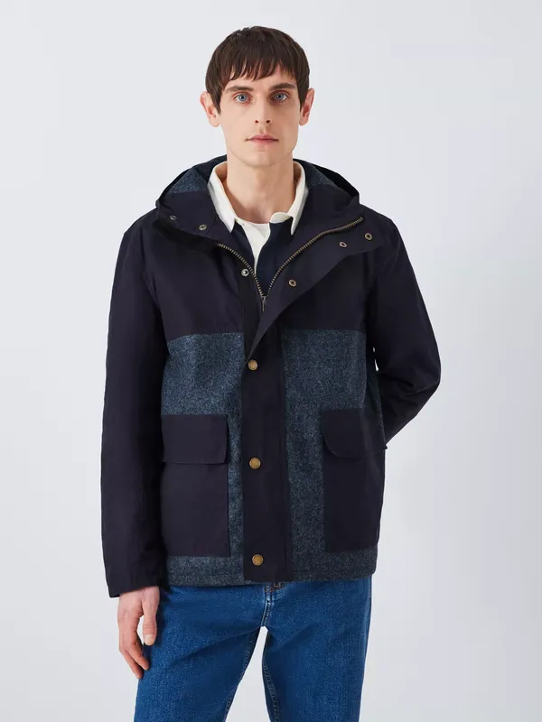 Peregrine Cactus Wool Jacket, Navy