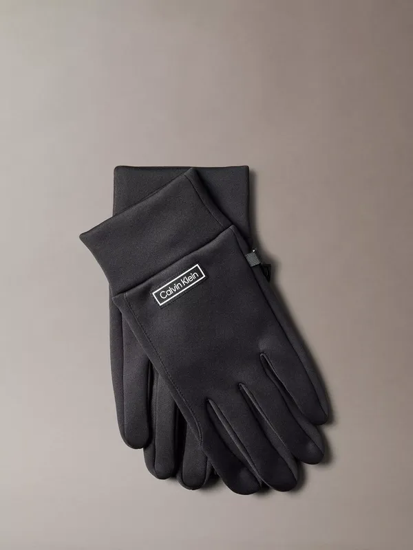 Calvin Klein Tech Touch Gloves, Black