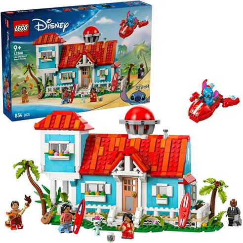 LEGO Disney 43268 Lilo and Stitch Beach House Set