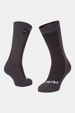 Sealskinz Mens Starston Waterproof Cold Weather Mid Length Socks