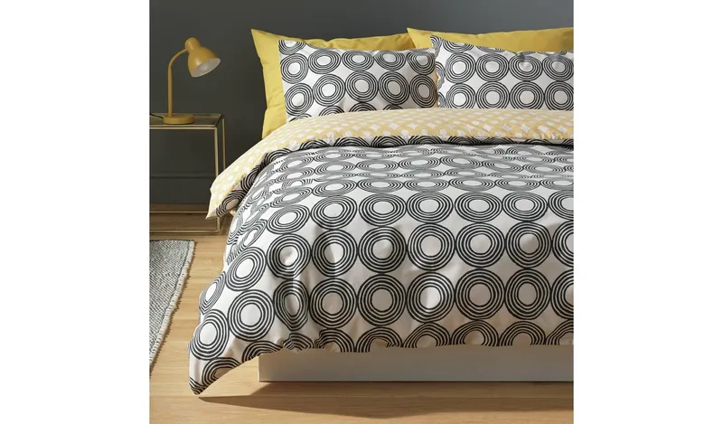 Argos Home Drawn Circles Bedding Set