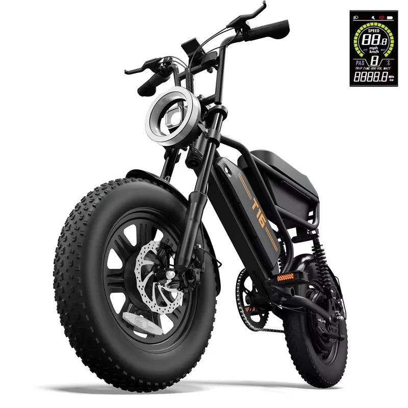 URLIFE Adult E-Bike URLIFE T16 Electric Bicycle 48V13Ah Battery 16*3.0 Inch