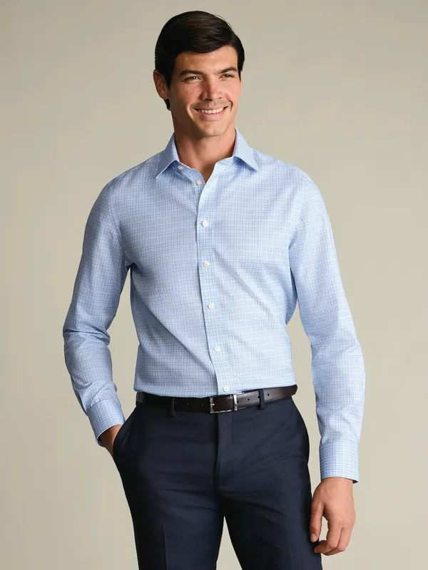 Charles Tyrwhitt Cotton Regular Fit Check Shirt