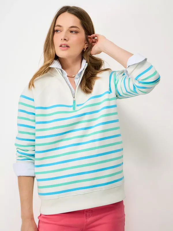 Crew Clothing Half Zip Sweatshirt