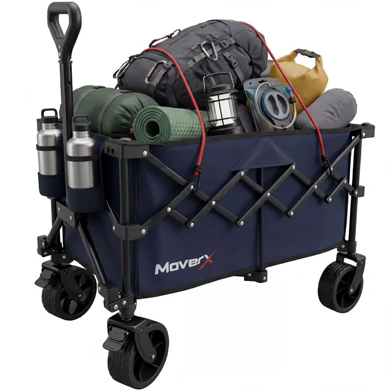 MOVERX Folding Camping Trolley Outdoor Wagon