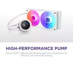 NZXT Kraken Plus 240 240 mm Liquid RGB CPU Cooler - White