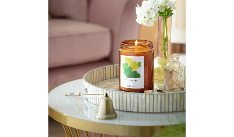 Habitat Jar Candle - Geranium & Basil