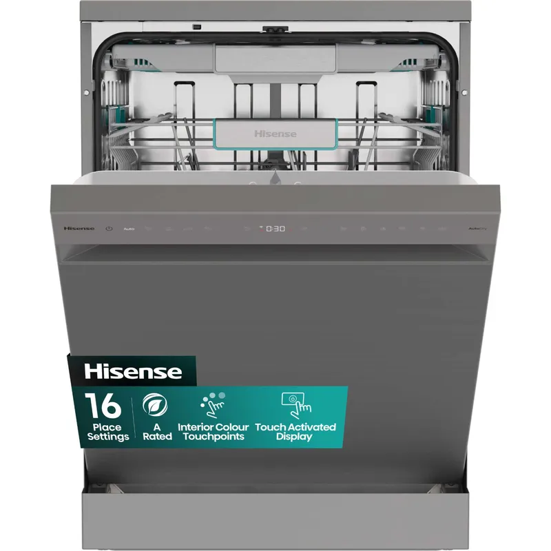 Hisense Hi6 Freestanding Full-Sized Dishwasher - HS673A90XUK