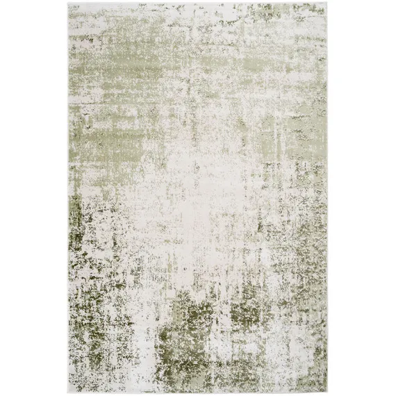 Green Abstract Living Area Rug - Sage Green / 240cm