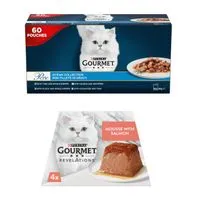 Gourmet Perle Wet Cat Food + 12 x 57g Gourmet Wet Cat Food Free! *