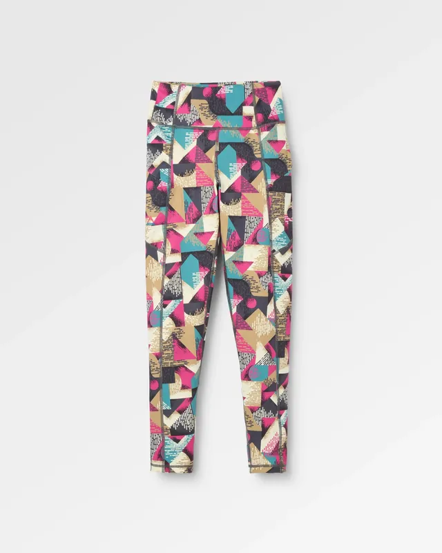 Passenger Clothing Solscape Active Legging - Mosaic Mountain Charcoal
