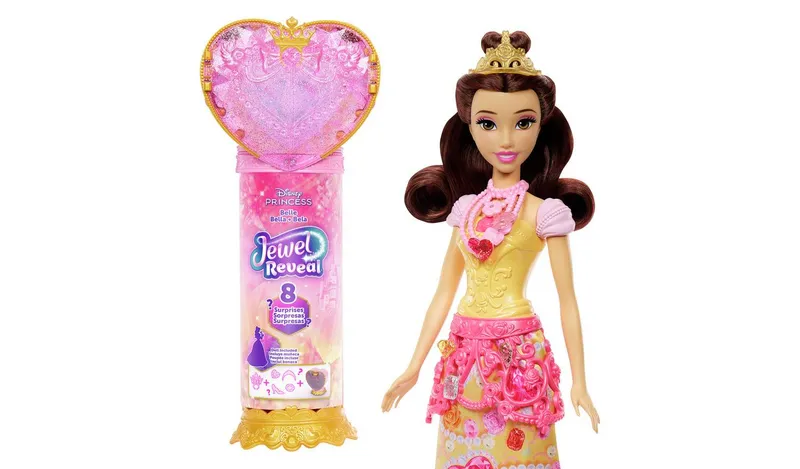 Disney Princess Jewel Reveal Belle Fashion Doll
