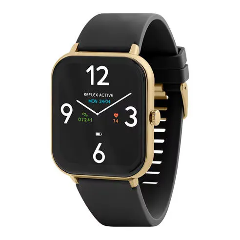 Reflex Active Series 23 Black Strap Smart Watch