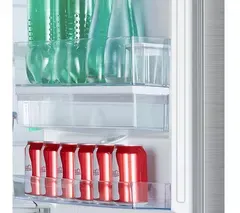 HISENSE RB395N4WCE 60/40 Fridge Freezer - Stainless Steel