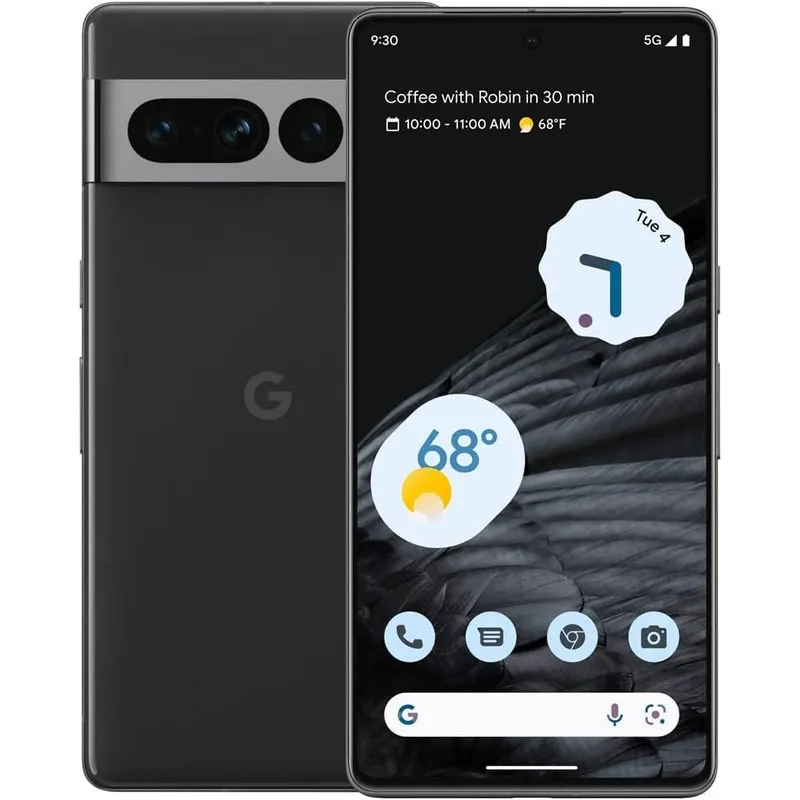 Google Pixel 7 Pro – Refurbished, Excellent, Black, 256 GB