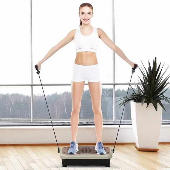 HOMCOM Vibration Plate Machine - Black