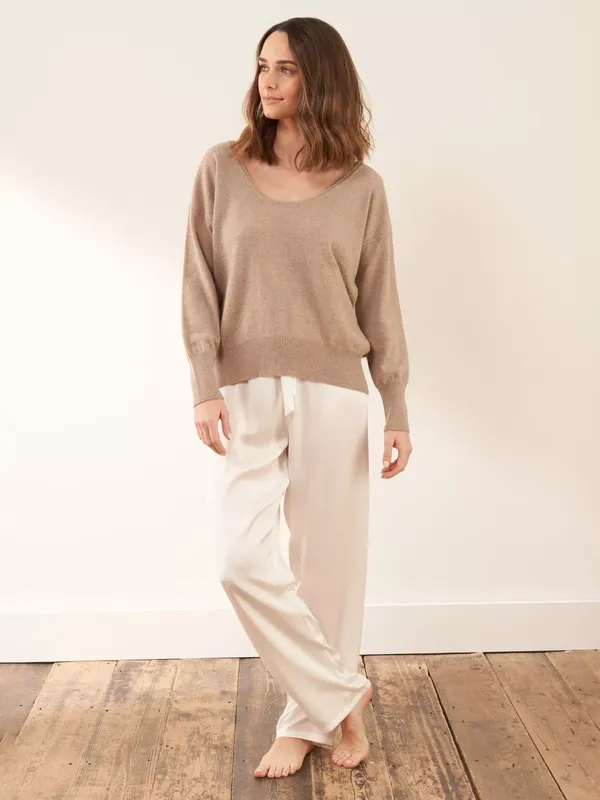 Truly Richmond Cashmere Jumper, Nutmeg