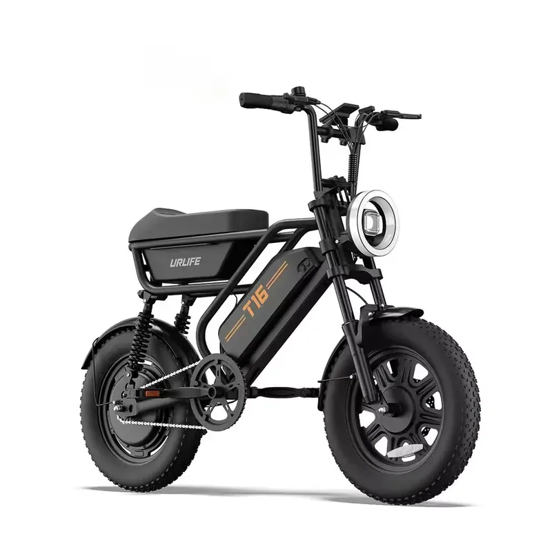 URLIFE Adult E-bike URLIFE T16, 250W, 48V 13Ah Battery, 16" Fat Tyres