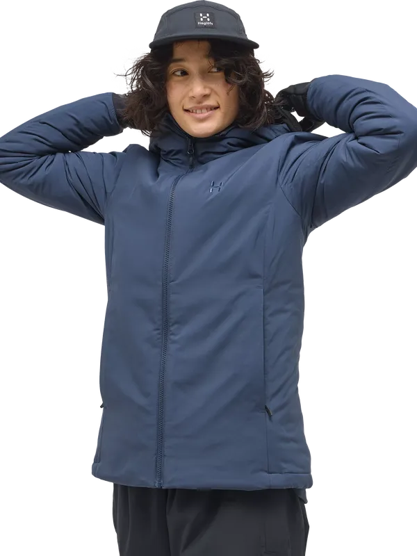 Haglöfs Women's Mimic Alert Hooded Jacket, Tarn Blue