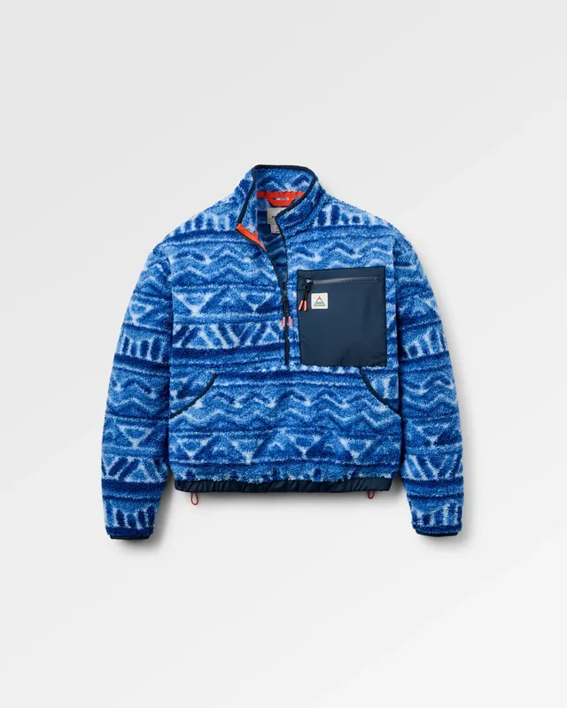 Passenger Clothing Ravi Sherpa Fleece - Tracks Electric Blue