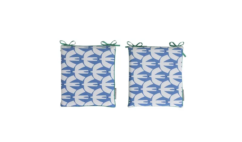 Habitat x Scion Pack of 2 Bird Pajaro Garden Seat Cushions