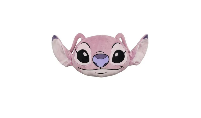 Disney Angel Shaped Cushion - Pink - 25x30cm